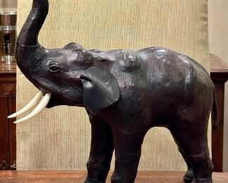 Decorative Leather Elephant