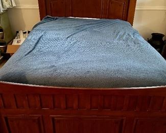 Queen size bed - frame and mattress & box spring