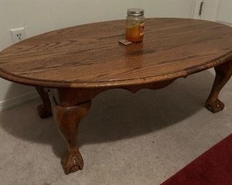 Cute oval coffee table