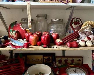 Mickey Mouse and apple decor