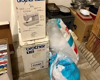 Brother LS-1217 and Brother XR-40 sewing machines