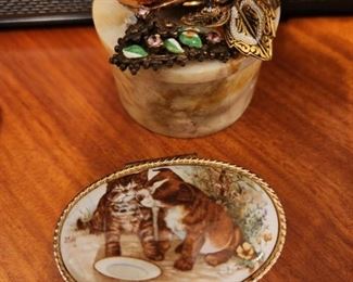 Cat and Dog Ring Box