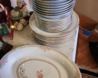 Tienshan China "Crown Ming" service for 10. Never used