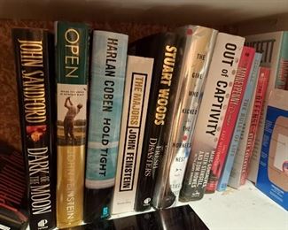 Hard back books $3 unless marked , paperbacks $1.50 . Lots of good authors