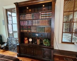 Unique Bookcase with Sliding Front Panel
