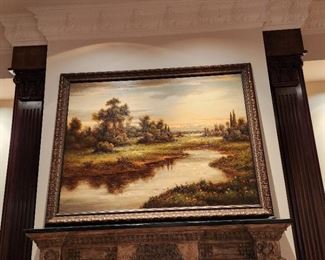 Large Oil on Canvas-- Landscape