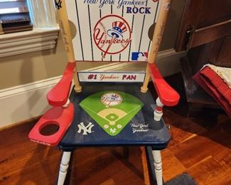 New York Yankees Children's Rocker