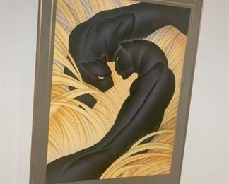 Fabulous Framed Major Felten Cats - $95.00 + tax