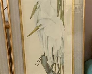 Stunning Art La May Framed Art 60"H x 32" W  Signed and numbered  - $425 + tax