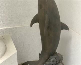 48" Bronze Dolphin fountain  2 of 2 $495
