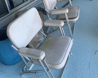 Boat deck chairs