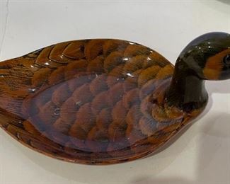 Hand carved wooden duck collection. Most signed by artists. 