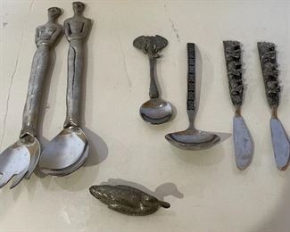 Pewter utensils