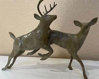 Marble Deer statue