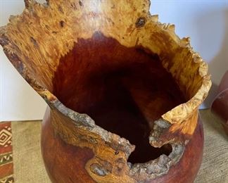 Wood art bowl