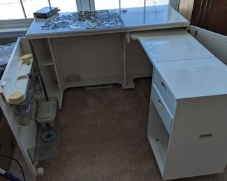Koala sewing cabinet - Austrailias sewing station.  Back folds into table as well