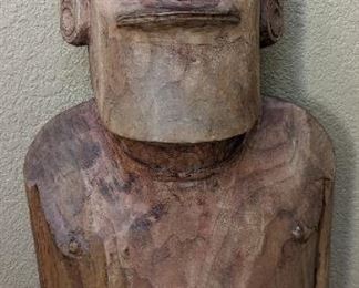 Made on Easter island. Moai (name of the statues)