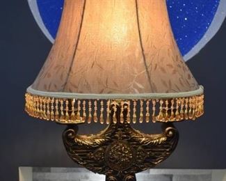 Downtown Abbey Aristorcratic Fringe Table Lamp