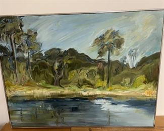 Large Virginia Reeder oil