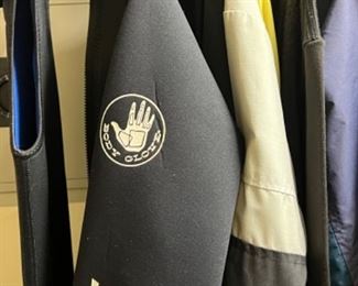 Wet suits etc