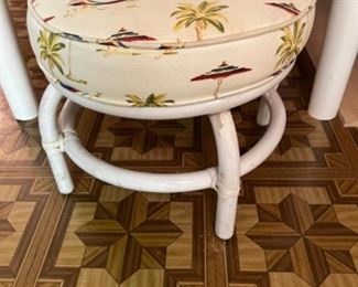 Rattan stool