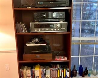 Electronics, bookshelf 