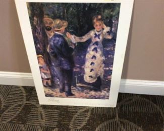 The Swing by Renoir litho