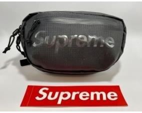 NEW! Black Supreme Waist Pack W/cordura Eco-fabric & Supreme Sticker Lot# 14