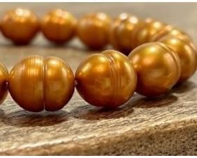 Honora Fresh Water Ringed Pearl Stretch Bracelet. Lot # 21