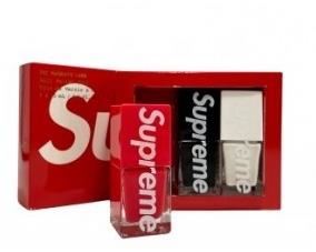 Lot # 63                                                                                              NEW! Supreme PAT McGRATH LABS Nail Polish Trio. Red, Black & White. Original Package