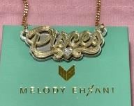 Lot # 67
Fun & Funky Acrylic Melody Ehsani Pisces Necklace W/original Packaging. Purchased At Fred Segal, LA