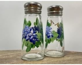 Lot # 70
Hand Painted Salt & Pepper Shakers W/Stainless Steel Tops. Never Used. Purchased At The Breakers Palm Beach