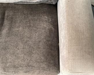 Kravet L-Shaped Jazz Two-Piece Sectional Sofa. Measures 102" x 102" x 31" D. Photo 4 of 4.