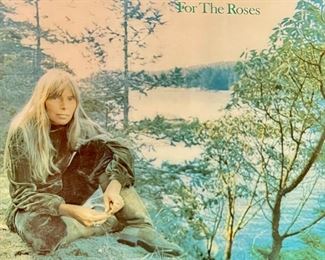 Joni Mitchell For The Roses Vinyl Record.