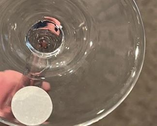 Set of 4 New In Box Tiffany Crystal Champagne Flutes. Photo 3 of 3.