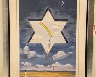 "Proclamation of Value," Rafal Olbinski Lithograph 332/350. Signed by Artist. Includes Certificate of Authenticity. Measures 24" x 34.5". Photo 1 of 4.