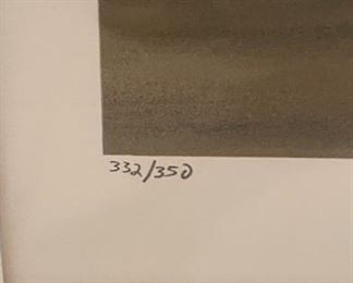 "Proclamation of Value," Rafal Olbinski Lithograph 332/350. Signed by Artist. Signed by Artist. Includes Certificate of Authenticity. Measures 24" x 34.5". Photo 3 of 4.