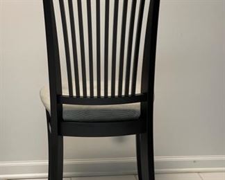 Set of 8 Dining Chairs with Velvet Upholstery. Each Measures 19" D x 18" D. Photo 3 of 3.