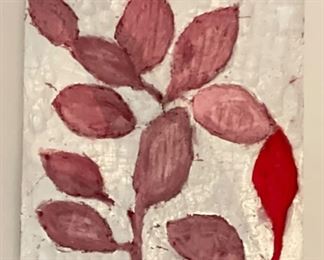 Nancy Azara Untitled Commissioned Work - 4 panels. Hand-Carved & Painted. Materials Include Wood, Egg Tempera, Aluminum Leaf, Palladium Leaf. 2013. Each Measures Approximately 11" x 12". Photo 3 of 4.