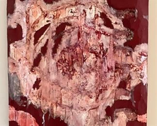 Nancy Azara Untitled Commissioned Work - 4 panels. Hand-Carved & Painted. Materials Include Wood, Egg Tempera, Aluminum Leaf, Palladium Leaf. 2013. Each Measures Approximately 11" x 12". Photo 4 of 4.