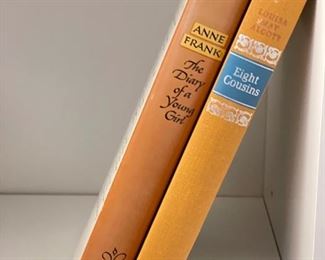 Anne Frank (SOLD), The Diary of a Young Girl, Eight Cousins.