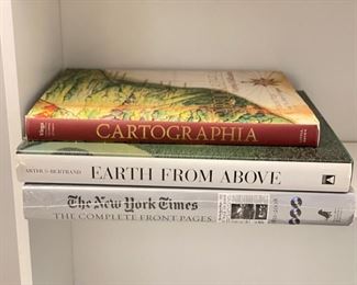 The New York Times Complete Front Pages, Cartographia & Earth From Above Coffee Table Books