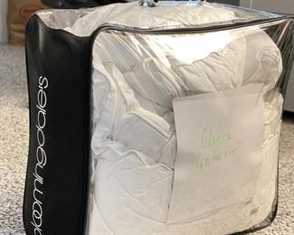 Bloomingdales Queen Size Down Comforter.
