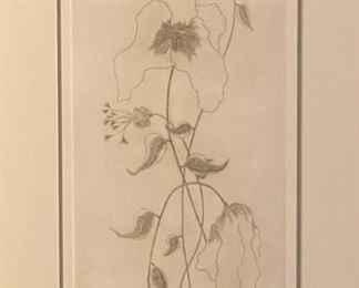 "Lush," signed Barnum. Lithograph 46/100. Measures Approximately 12" W x 30" H. Photo 2 of 5.