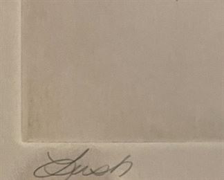 "Lush," signed Barnum. Lithograph 46/100. Measures Approximately 12" W x 30" H. Photo 4 of 5.