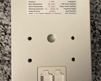 Pair of Canton Plus S White Speakers. Photo 2 of 2.