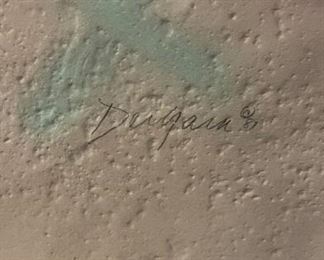 Original Paper Art "Clues" Signed By Artist. Measures 46" x 32". Photo 2 of 3.