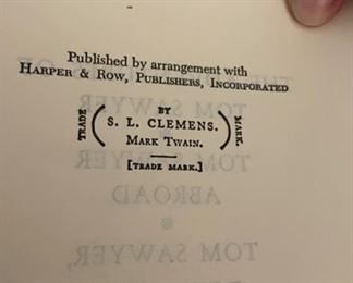 The Complete Novels of Mark Twain (7 Volume Set) First Edition Nelson Double Day Inc. Photo 2 of 2.