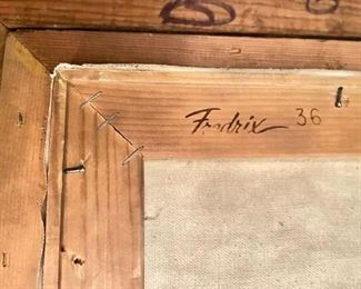 Venice Oil Painting. Framed, Measures 36" x 24". Artist Unknown. Photo 2 of 2.