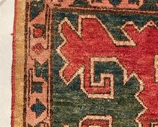 Vintage Khotan Rug. Measure 6.75" x 9.75". Photo 3 of 3.
